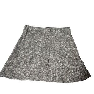 Urban Outfitters Floral Mini Skirt Black White Cottagecore Womens M Medium‎